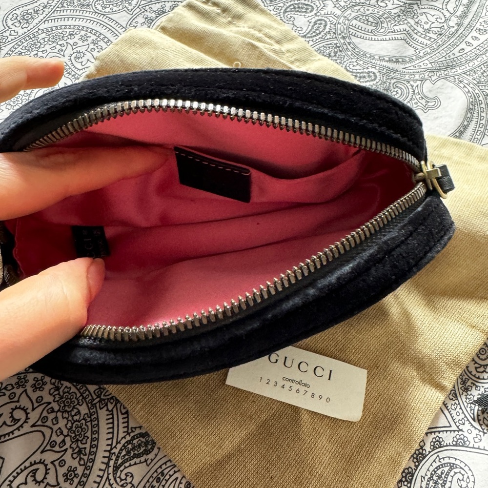 Gucci Marmont Belt bag black velvet size 75 - Picture 5 of 8